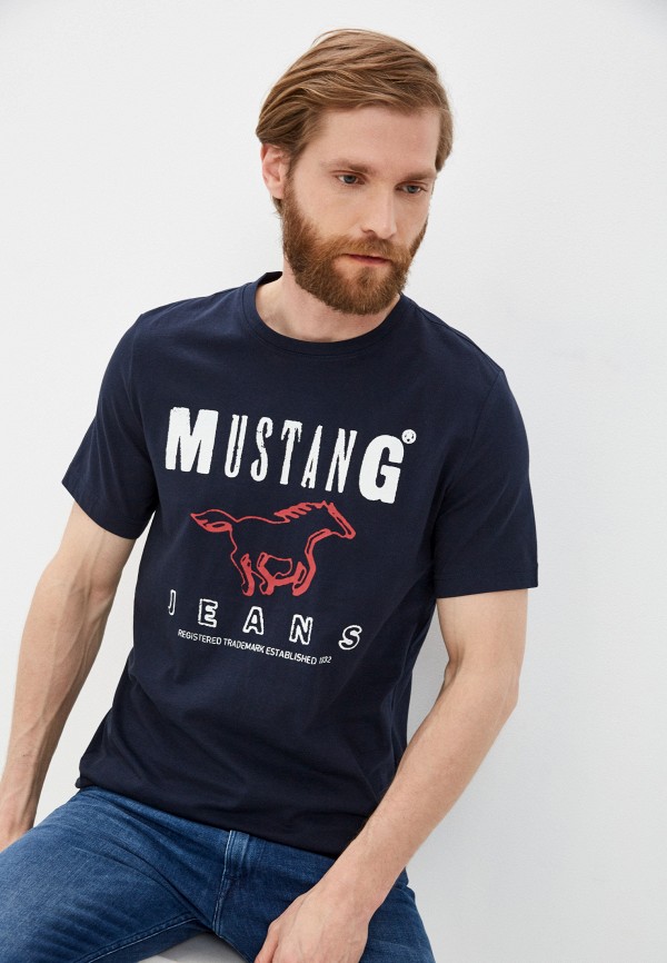 

Футболка Mustang, Синий