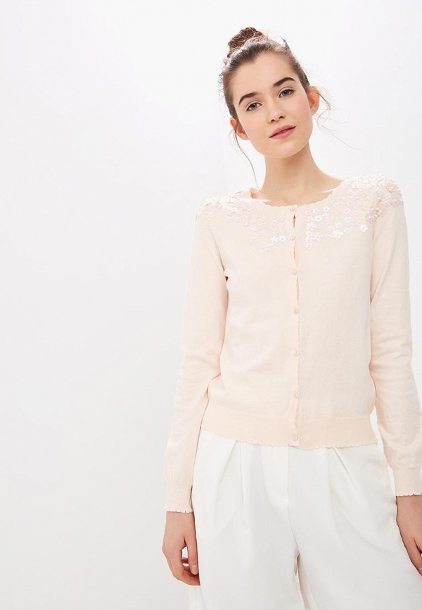 

Кардиган Naf Naf; Naf Naf NA018EWENWS3, Розовый