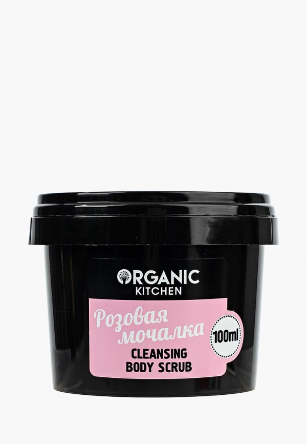 

Скраб для тела Organic Shop, очищающий Розовая мочалка 100 мл