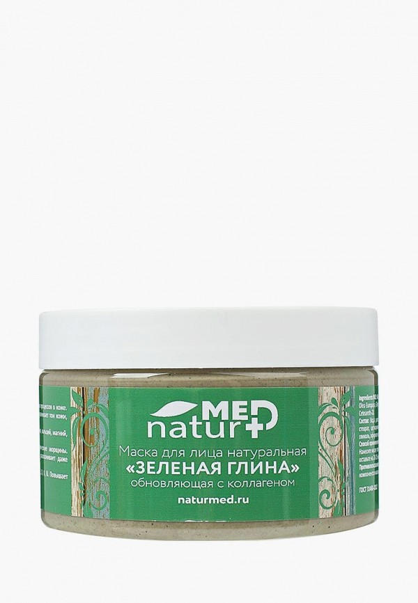 

Маска для лица Натуротерапия, "Зеленая глина", 250 мл