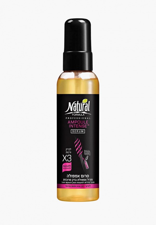 

Сыворотка для волос Natural Formula, Черный, AMPOULE INTENSE 145 мл