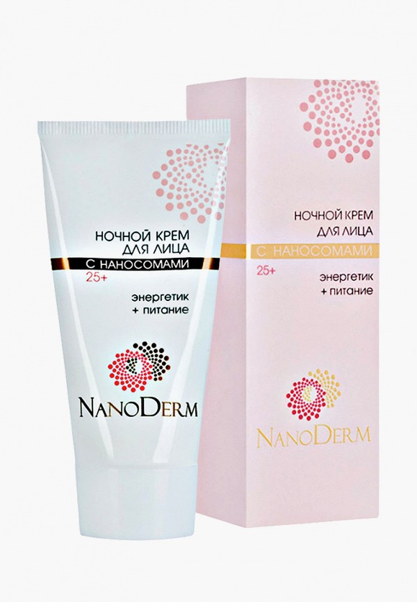 

Крем для лица Nanoderm, Прозрачный, С НАНОСОМАМИ 25+, 50 мл