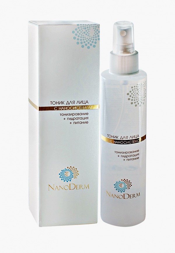 

Тоник для лица Nanoderm, Прозрачный, С НАНОСИСТЕМОЙ, 200 мл
