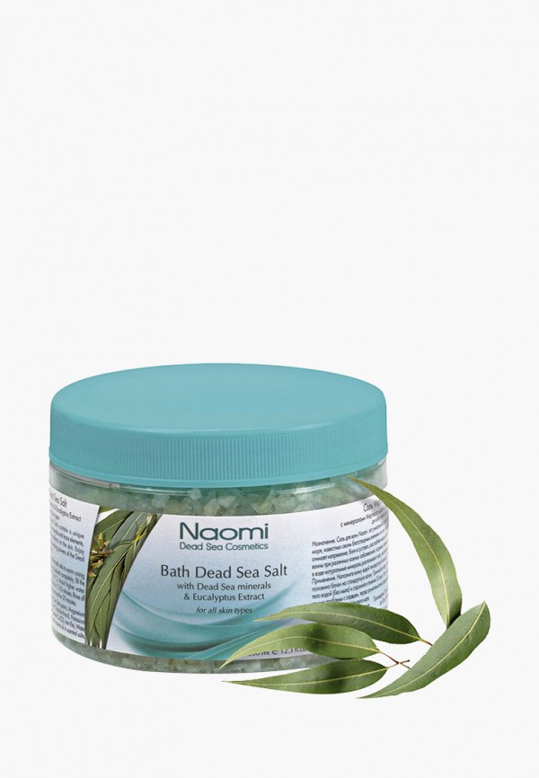 

Соль для ванн Naomi Dead Sea Cosmetics, Зеленый, Мертвого моря с экстрактом эвкалипта «NAOMI», 350 мл
