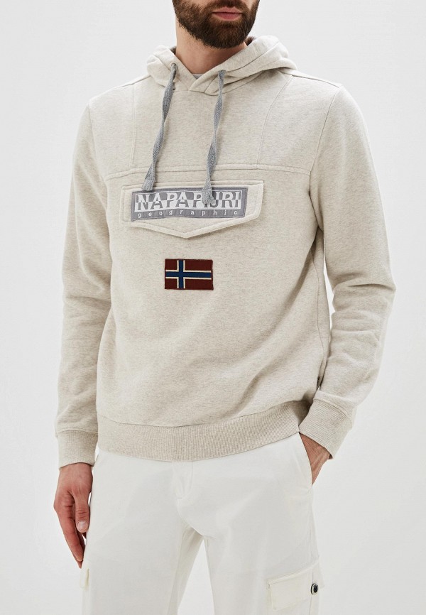 

Худи Napapijri, Бежевый, BURGEE