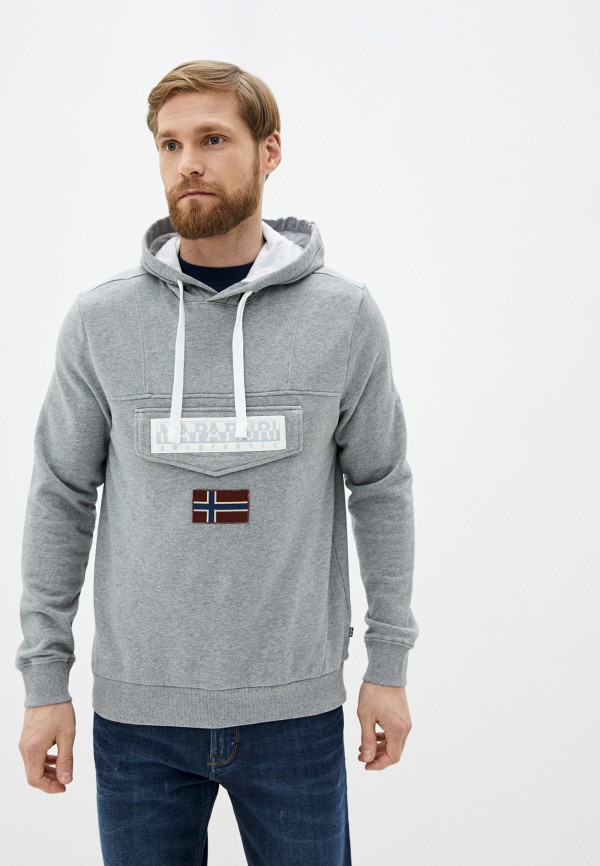 

Худи Napapijri, Серый, BURGEE