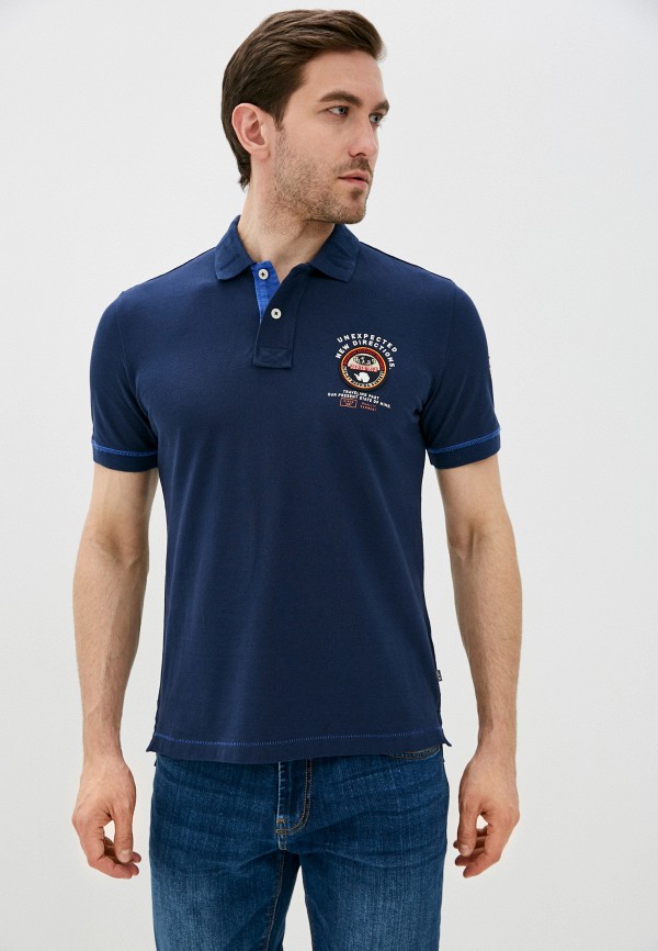 

Поло Napapijri, Синий, ELICE