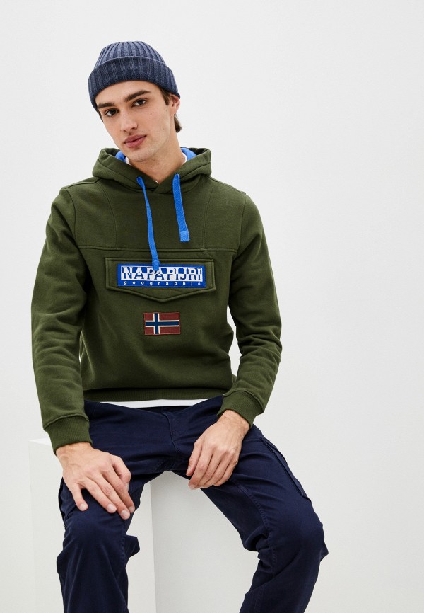 

Худи Napapijri, Зеленый, BURGEE
