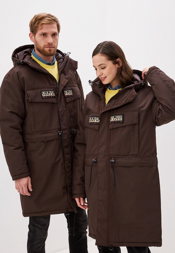 

Парка Napapijri, Коричневый, SKIDOO CREATOR PARKA