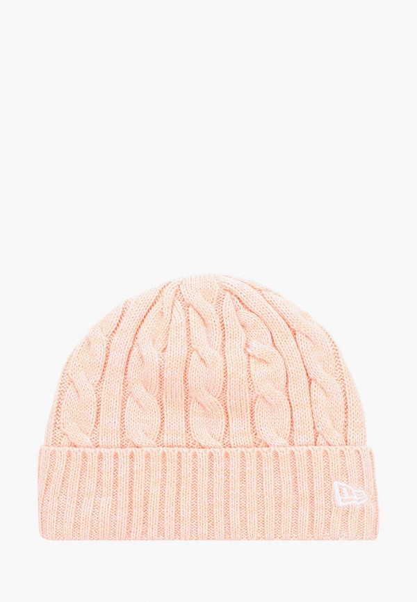 

Шапка New Era, Розовый, NE CABLE KNIT