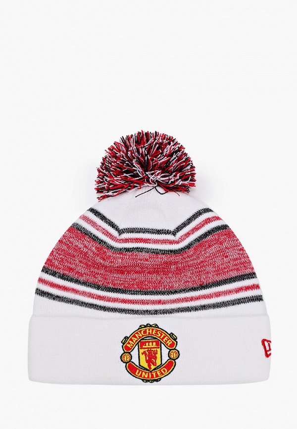 

Шапка New Era, Белый, MAN UTD FA19 BOBBLE CUFF