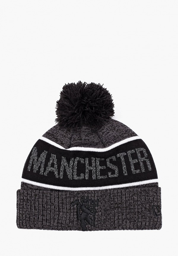

Шапка New Era, Серый, MAN UTD REFLECT BOBBLE CUFF