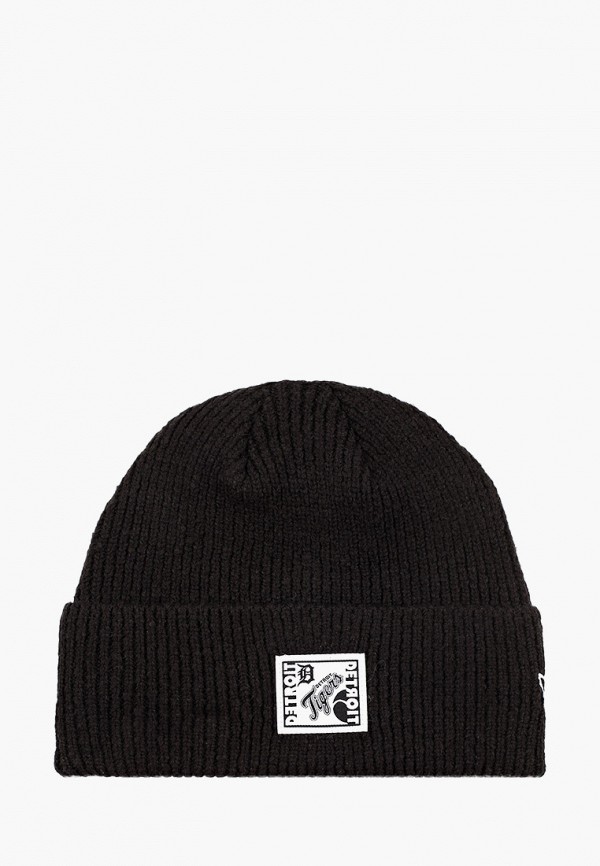 

Шапка New Era, Черный, MLB PATCH CUFF KNIT DETTIG