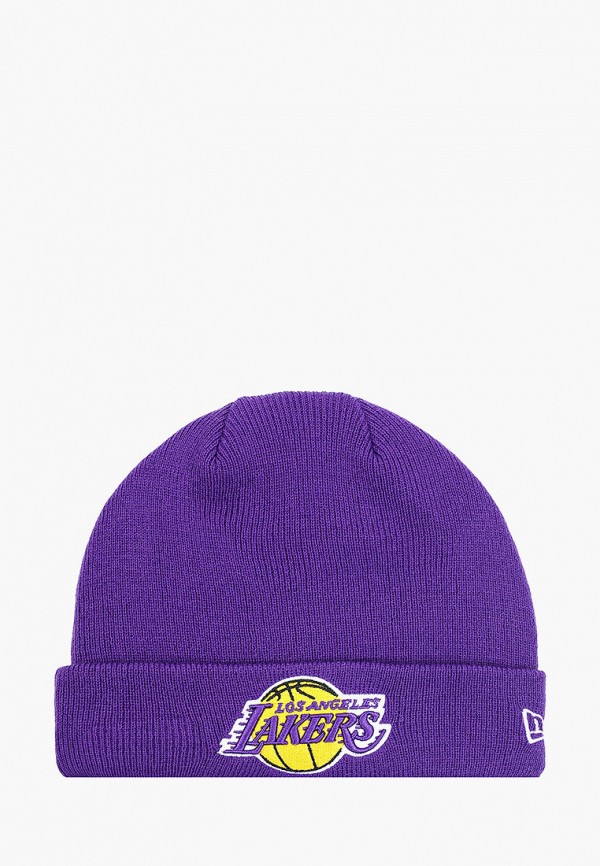 

Шапка New Era, Фиолетовый, TEAM CUFF KNIT LOSLAK