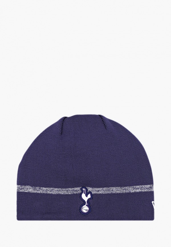 

Шапка New Era, Синий, TOTTENHAM FA19 CNTRST STRIPE SKULL KNIT