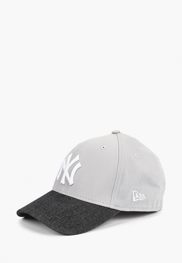 

Бейсболка New Era, DENIM VISOR 39THIRTY NEYYAN, Серый