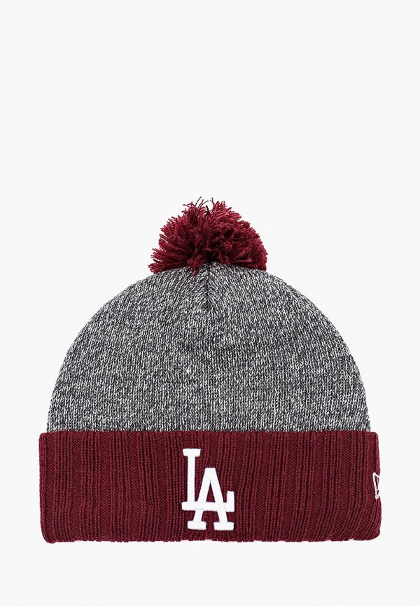 

Шапка New Era, Разноцветный, MLB HEATHER BOBBLE LOSDOD