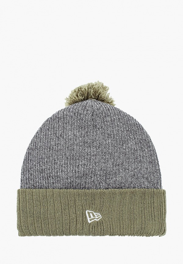 

Шапка New Era, Серый, NE HEATHER BOBBLE
