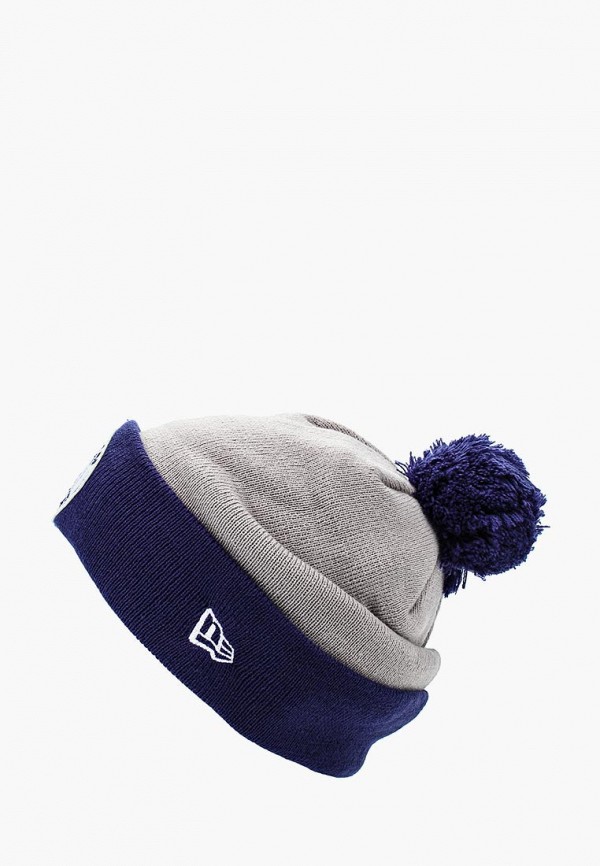 

Шапка New Era, Серый, ROUND PATCH BOBBLE
