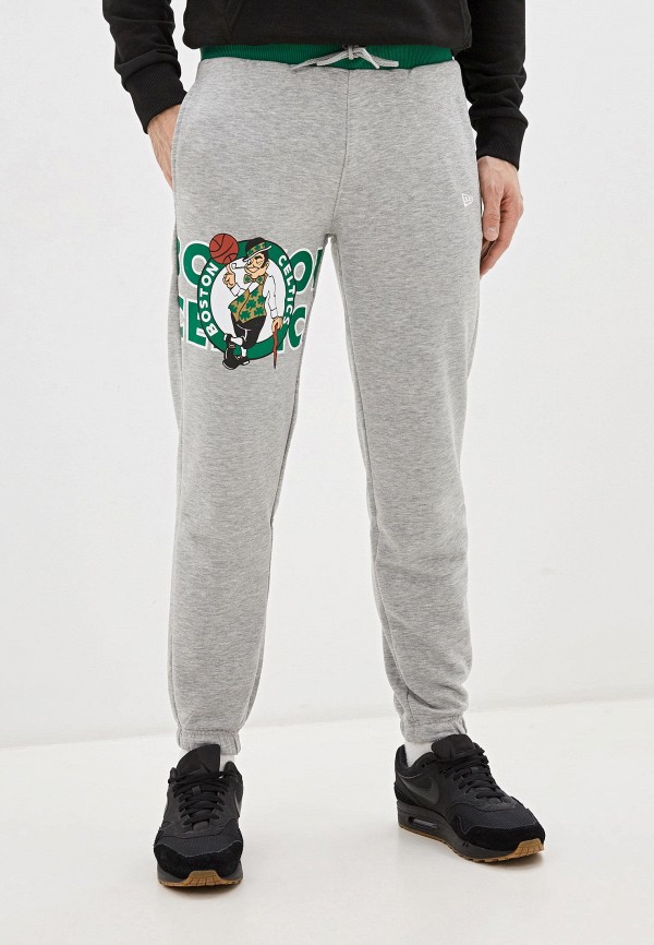 

Брюки спортивные New Era, Серый, NBA GRAPHIC OVERLAP JOGGER BOSCEL