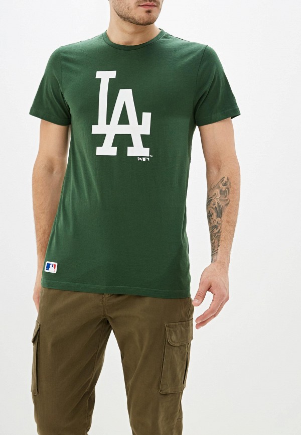 

Футболка New Era, Зеленый, MLB SEASONAL TEAM LOGO TEE LOSDOD