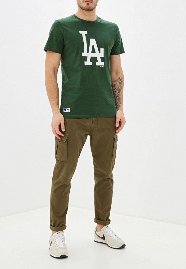 

Футболка New Era, Зеленый, MLB SEASONAL TEAM LOGO TEE LOSDOD