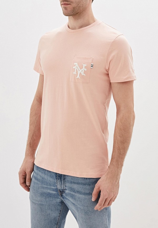 

Футболка New Era, Розовый, MLB VINTAGE POCKET LOGO TEE NEYGIACO