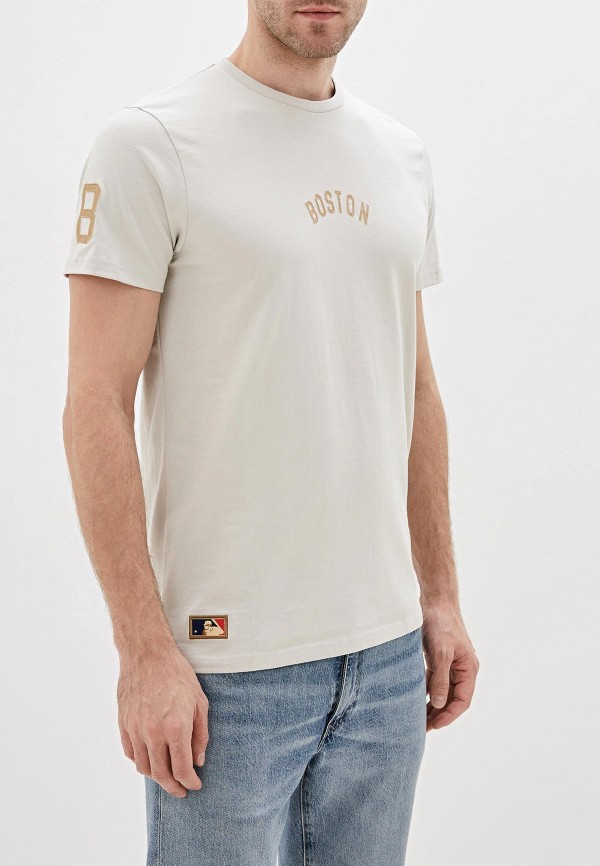 

Футболка New Era, Бежевый, MLB VINTAGE SCRIPT TEE BOSREDCO