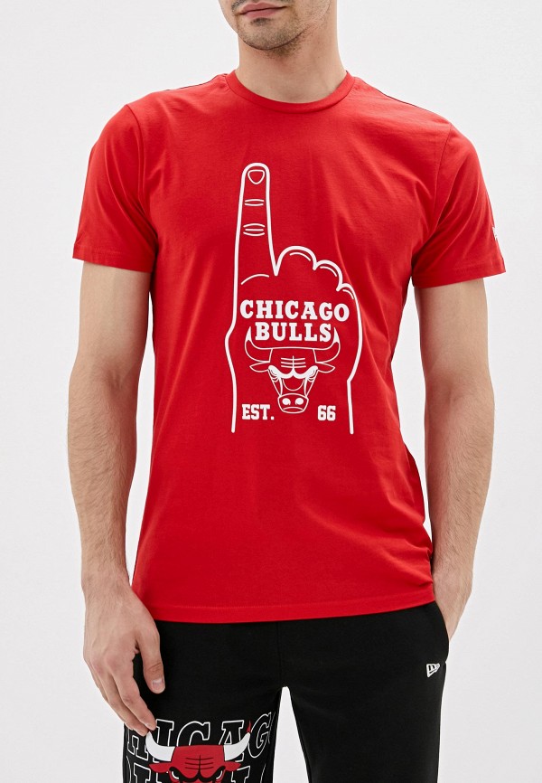 

Футболка New Era, Красный, NBA FOAM HAND TEE CHIBUL