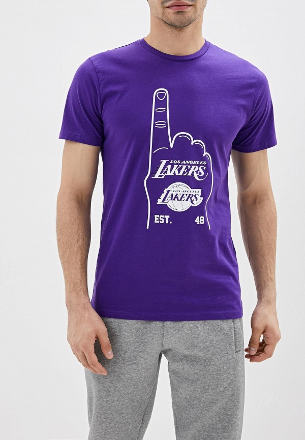 

Футболка New Era, Фиолетовый, NBA FOAM HAND TEE LOSLAK