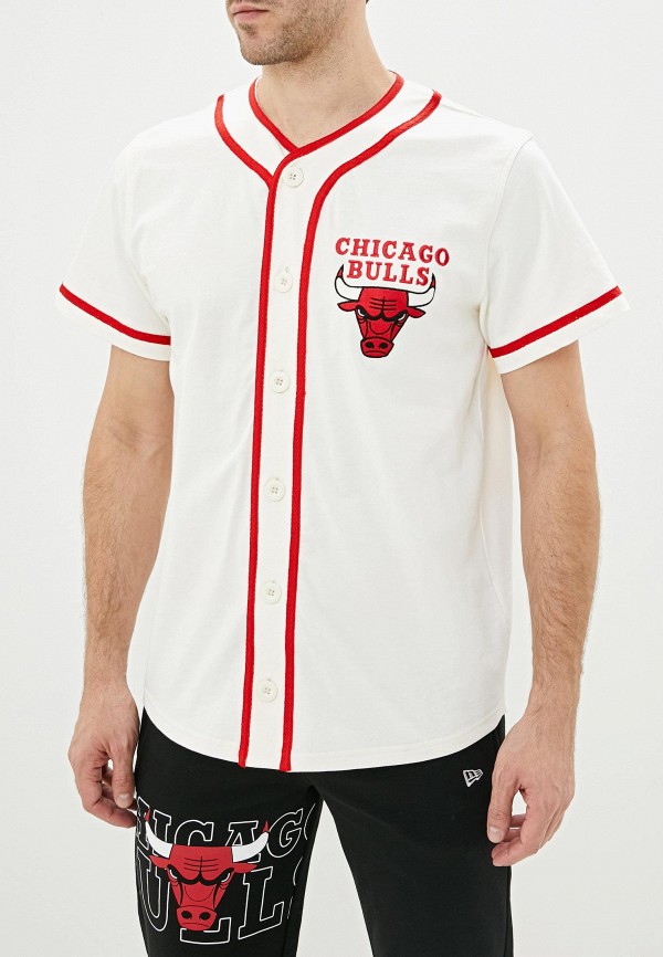 

Футболка New Era, Белый, NBA PIPING BUTTON UP CHIBUL