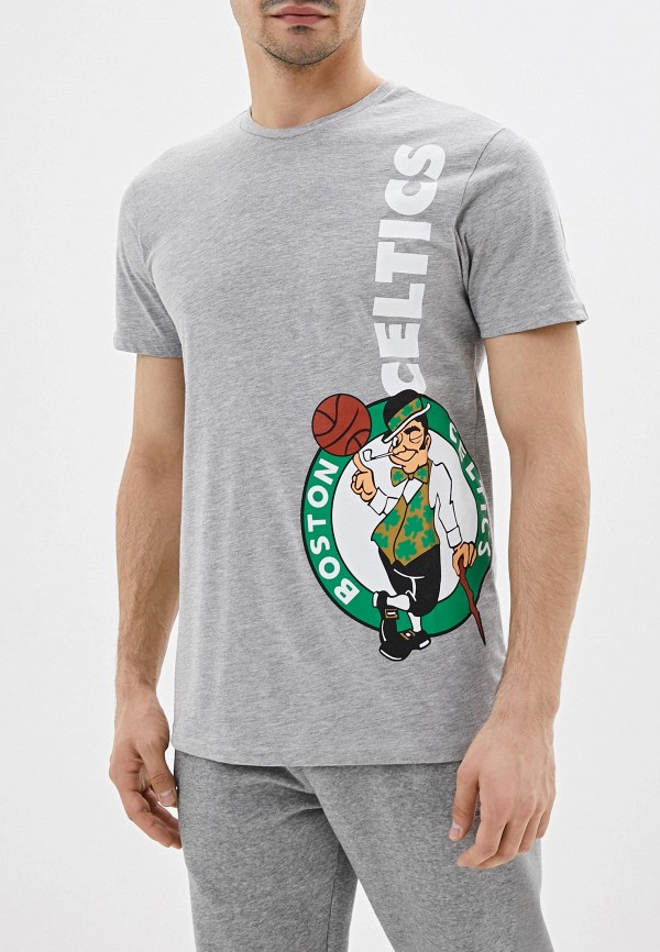 

Футболка New Era, Серый, NBA TEAM TEE BOSCEL