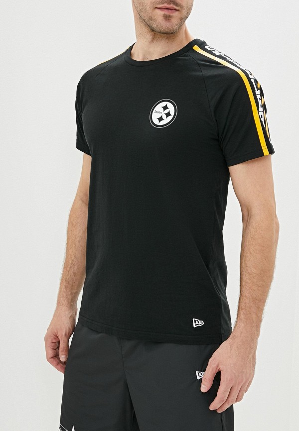 

Футболка New Era, Черный, NFL RAGLAN SHOULDER PRINT TEE PITSTE
