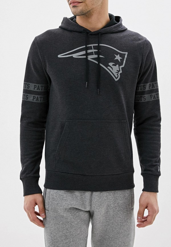

Худи New Era, Серый, NFL TONAL BLACK HOODY NEEPAT