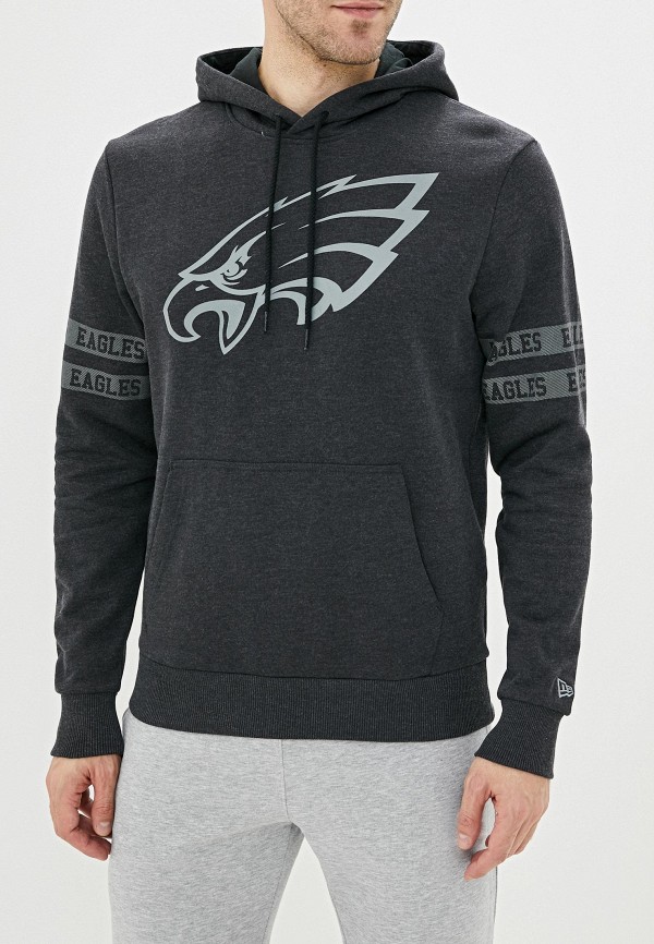

Худи New Era, Серый, NFL TONAL BLACK HOODY PHIEAG