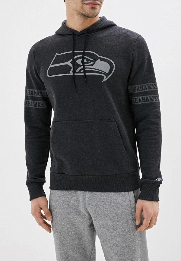 

Худи New Era, Серый, NFL TONAL BLACK HOODY SEASEA