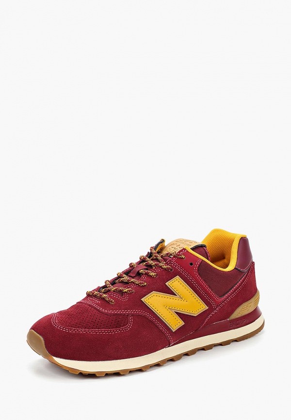

Кроссовки New Balance, 574, Бордовый