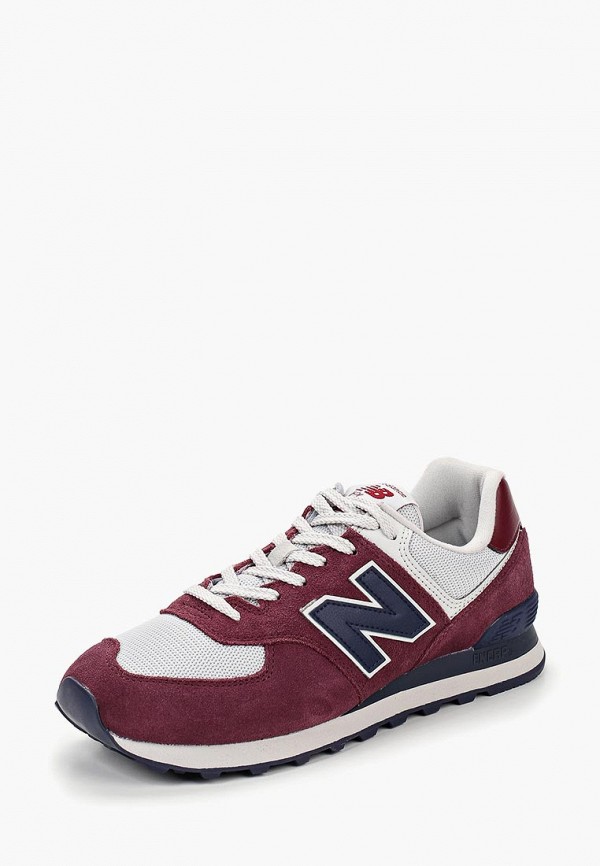 

Кроссовки New Balance, 574v2, Бордовый
