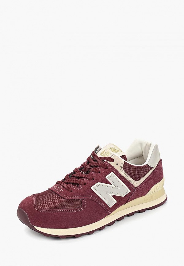 

Кроссовки New Balance, 574v2, Бордовый