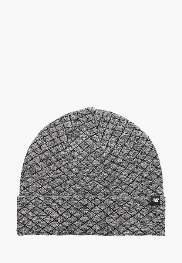 

Шапка New Balance, WARM UP KNIT BEANIE, Серый