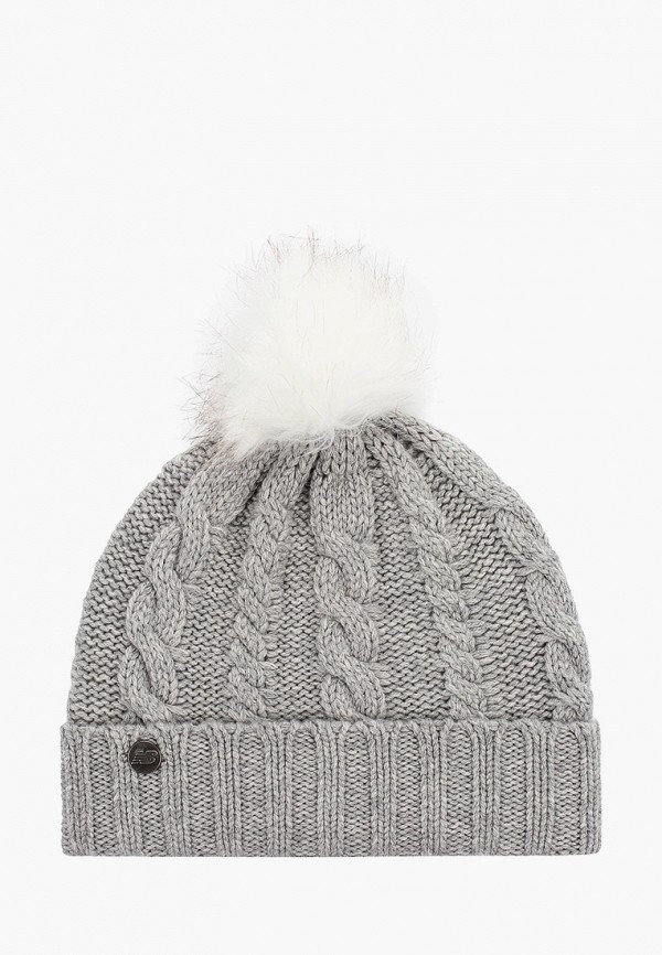 

Шапка New Balance, Серый, W LUX KNIT POM BEANIE