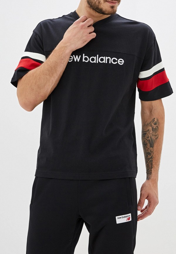 

Футболка New Balance, Черный, NB ATHLETICS STADIUM SHORT SLEEVE JERSEY