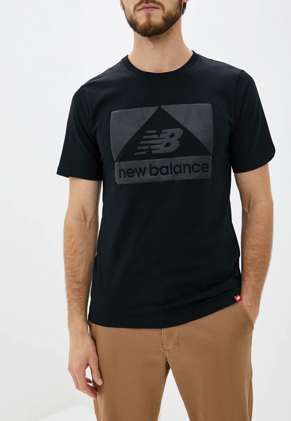 

Футболка New Balance, Черный, ESSENTIALS MEGA STEALTH T