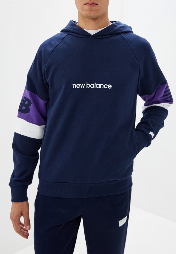 

Худи New Balance, NB ATHLETICS CLASSIC HOODIE, Синий