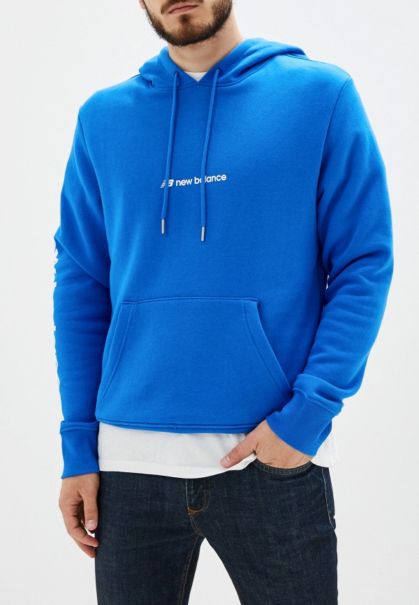 

Худи New Balance, Синий, SPORT STYLE OPTIKS HOODIE