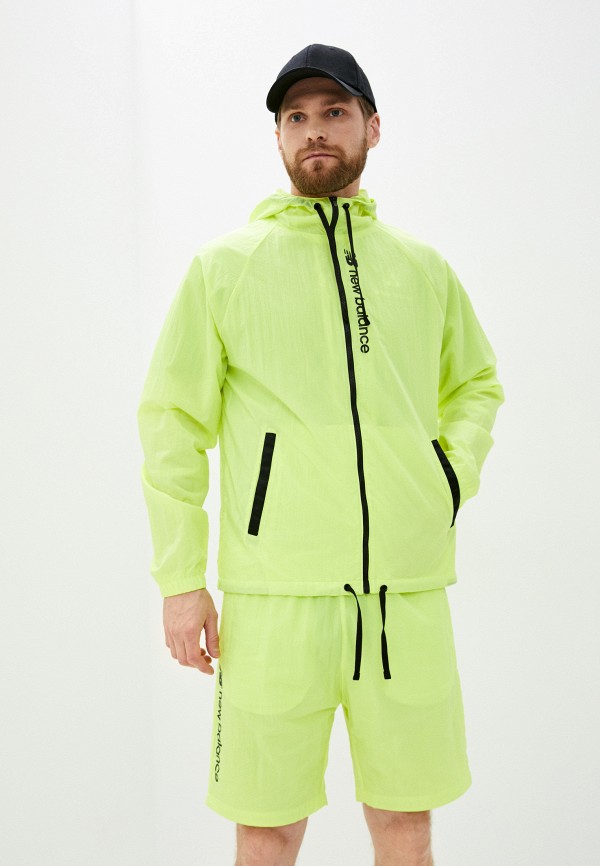 

Ветровка New Balance, Желтый, SPORT STYLE OPTIKS WINDBREAKER