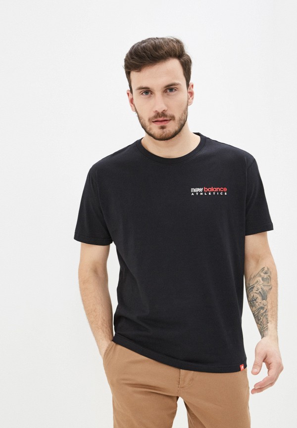 

Футболка New Balance, Черный, ESSENTIALS ICON KENMORE T