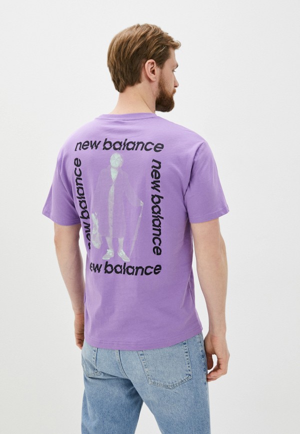 

Футболка New Balance, Фиолетовый, ESSENTIALS LOFI GRANNY T