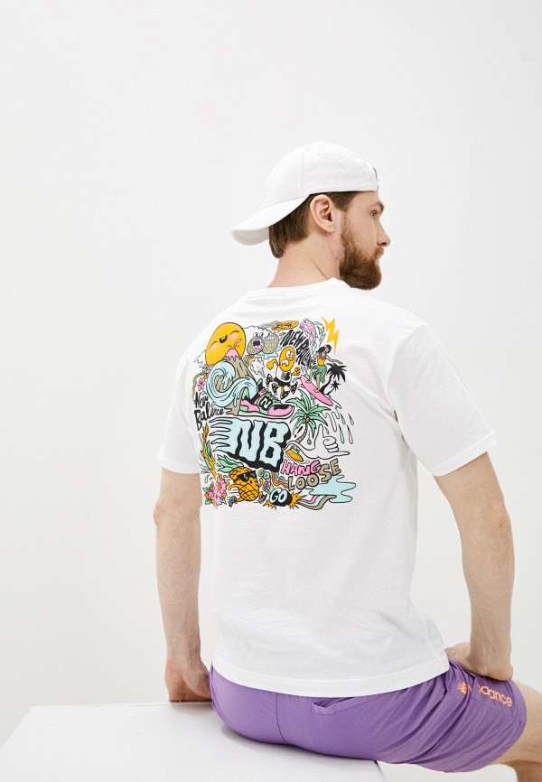

Футболка New Balance, Белый, NB ATHLETICS TROPIC NB T