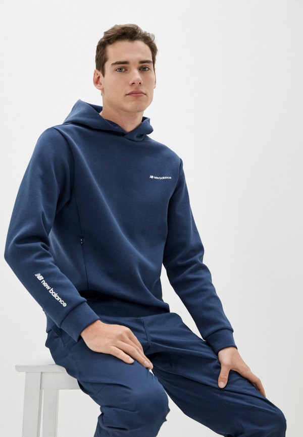 

Худи New Balance, Синий, SPORT STYLE CORE HOODIE